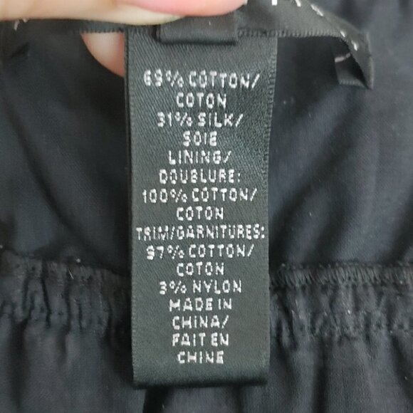 ROBERT RODRIGUEZ Silk lace polka dot empire waist flowy midi dress - Picture 16 of 16